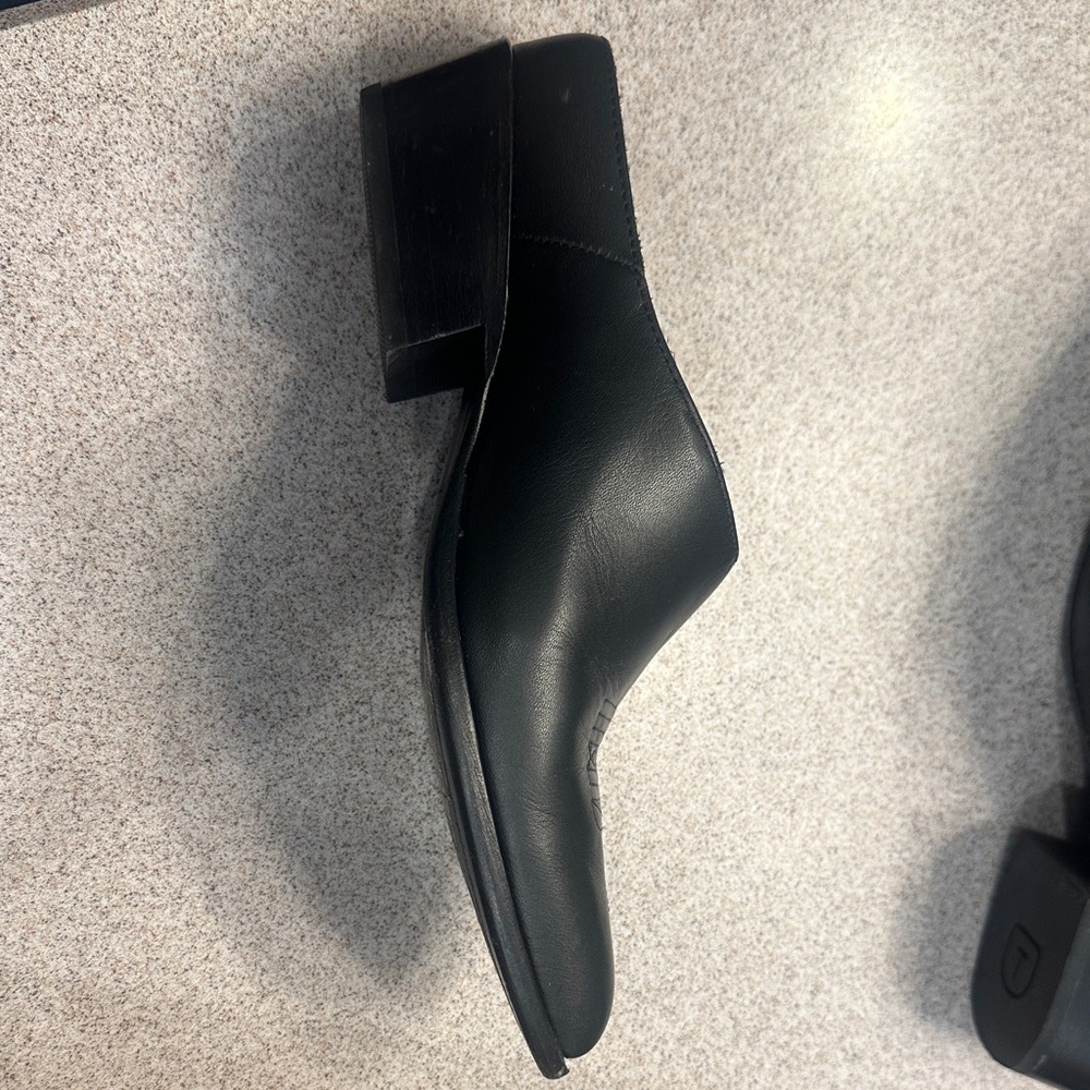 Womens Tecovas Black Leather Sophie Booties - Picture 9 of 11